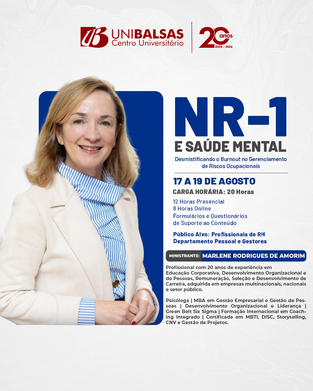 Capa do curso NR-1 E SAÚDE MENTAL