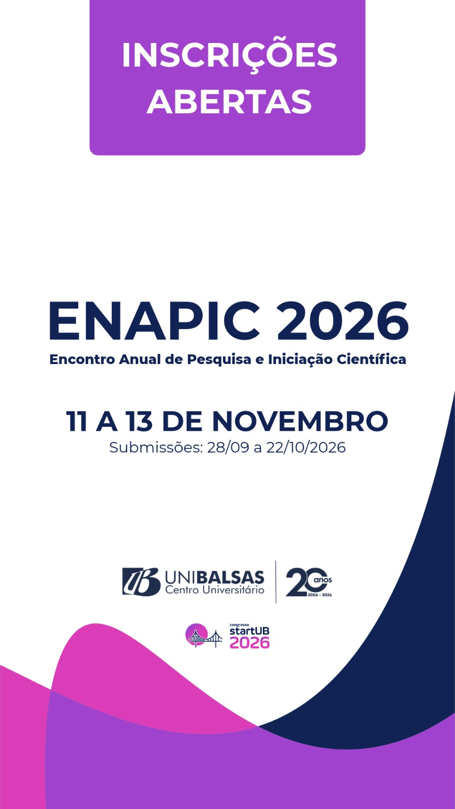 Capa do evento StartUB 2026